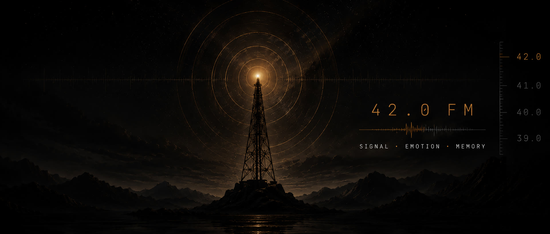 42.0 FM transmitter tower