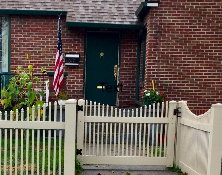 Vinyl fence by Neighborhood Fence