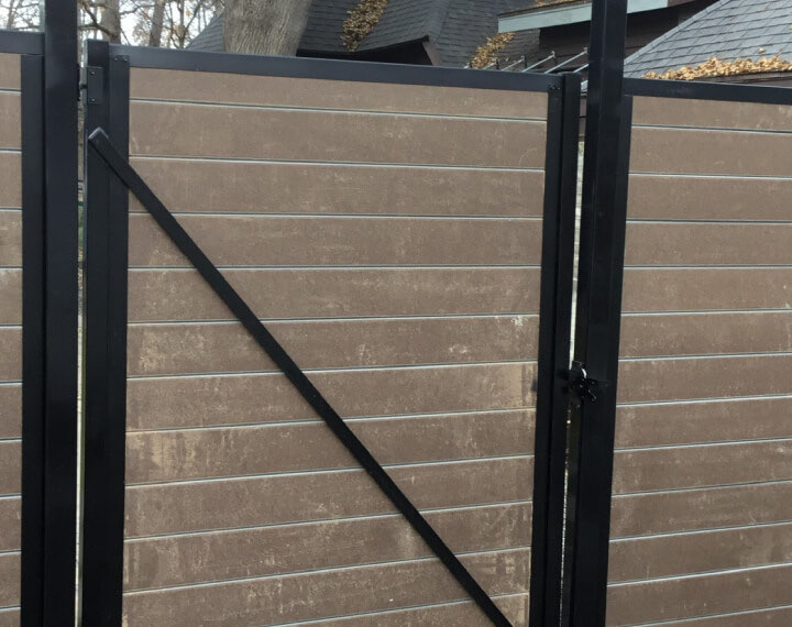 Vinyl fence by Neighborhood Fence
