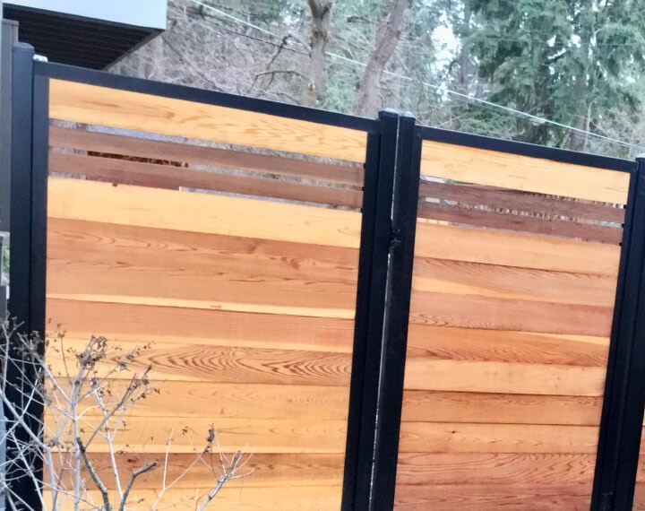 Wood fence installed by Neighborhood Fence